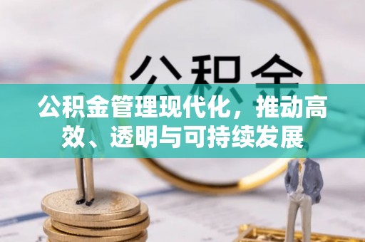 二手公积金管理现代化，推动高效、透明与可持续发展